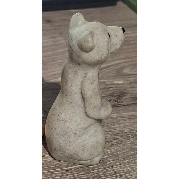 VTG Quarry Critters Barney Bear Retired by Second Nature Design 3.5" Tall 2000 - Picture 4 of 7